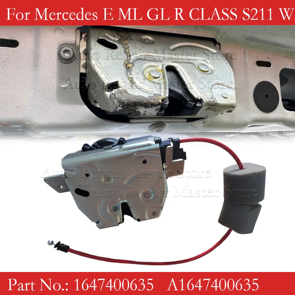 1647400635 A1647400635 For Mercedes S211 W164 E and ML Trunk Lift Hatch Tailgate Lock Actuator 2117400136 2117400235 A2117400136