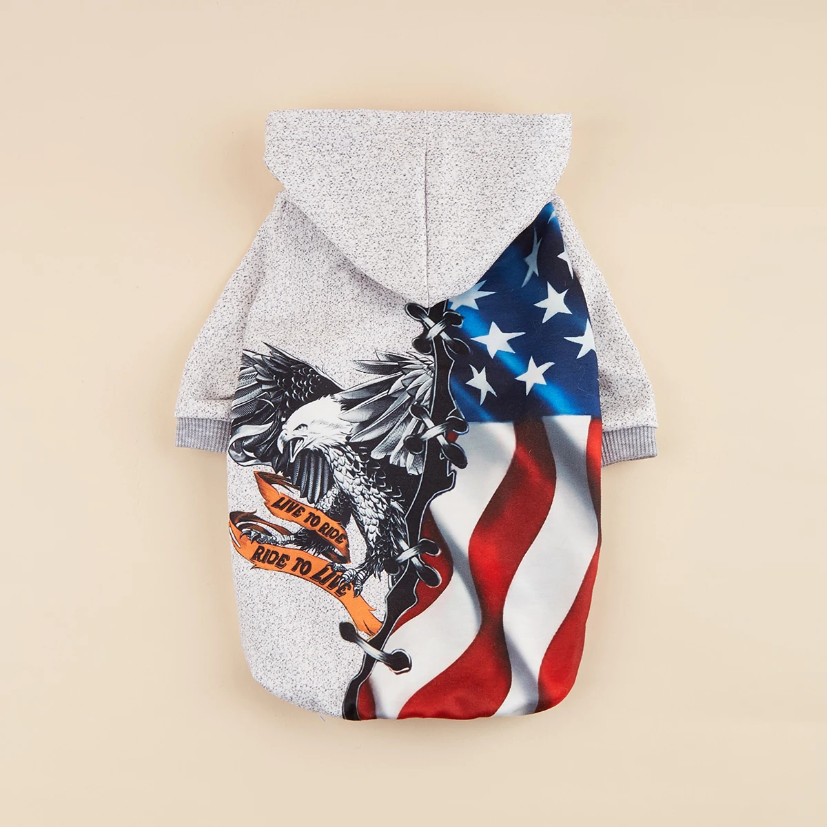 Dog Hoodies Puppy American Flag Sweatshirts Pocket for Small Medium Dog, Cat, Soft and Comfort  Shirts Dog Pajamas Outfit Pet