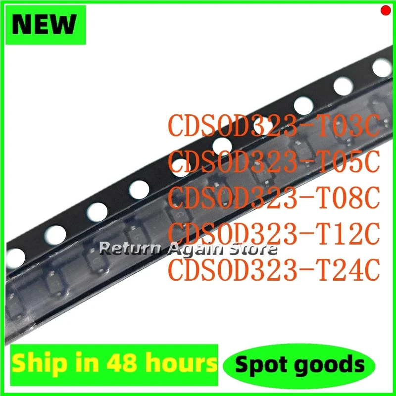 Diodos TVS ESD SOD-323 – Protección contra sobretensiones - zdjęcie 1