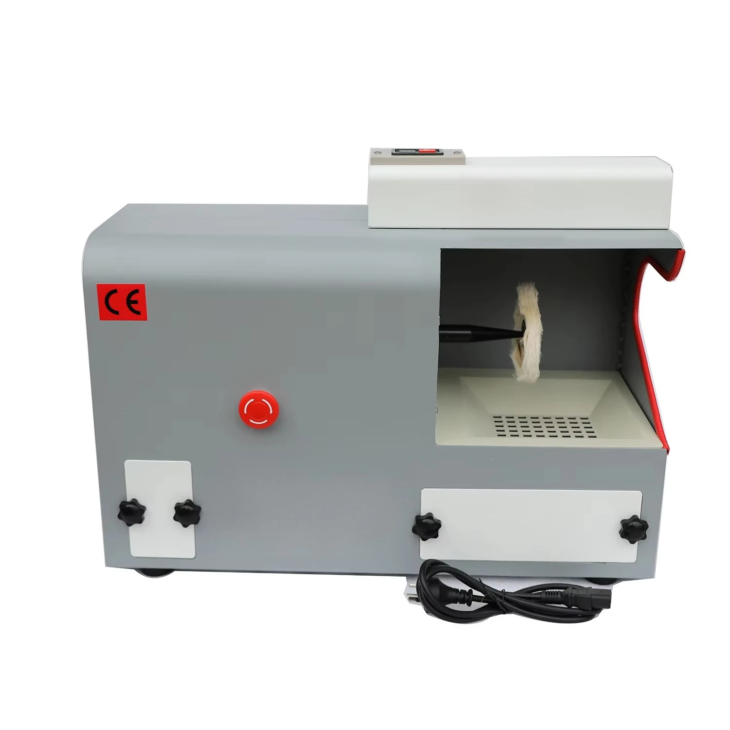 Lapidary Machine for Jewelry Polishing Equipped with Dust Collector Tool for Jewelry Enthusiasts and Professionals