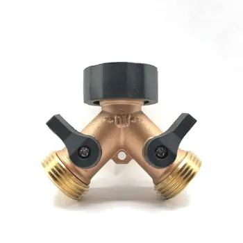 球閥花園雙向球閥三通閥黃銅水龍頭分水器水管Y型球閥 10 最佳銷售 水龍頭花園 - №10