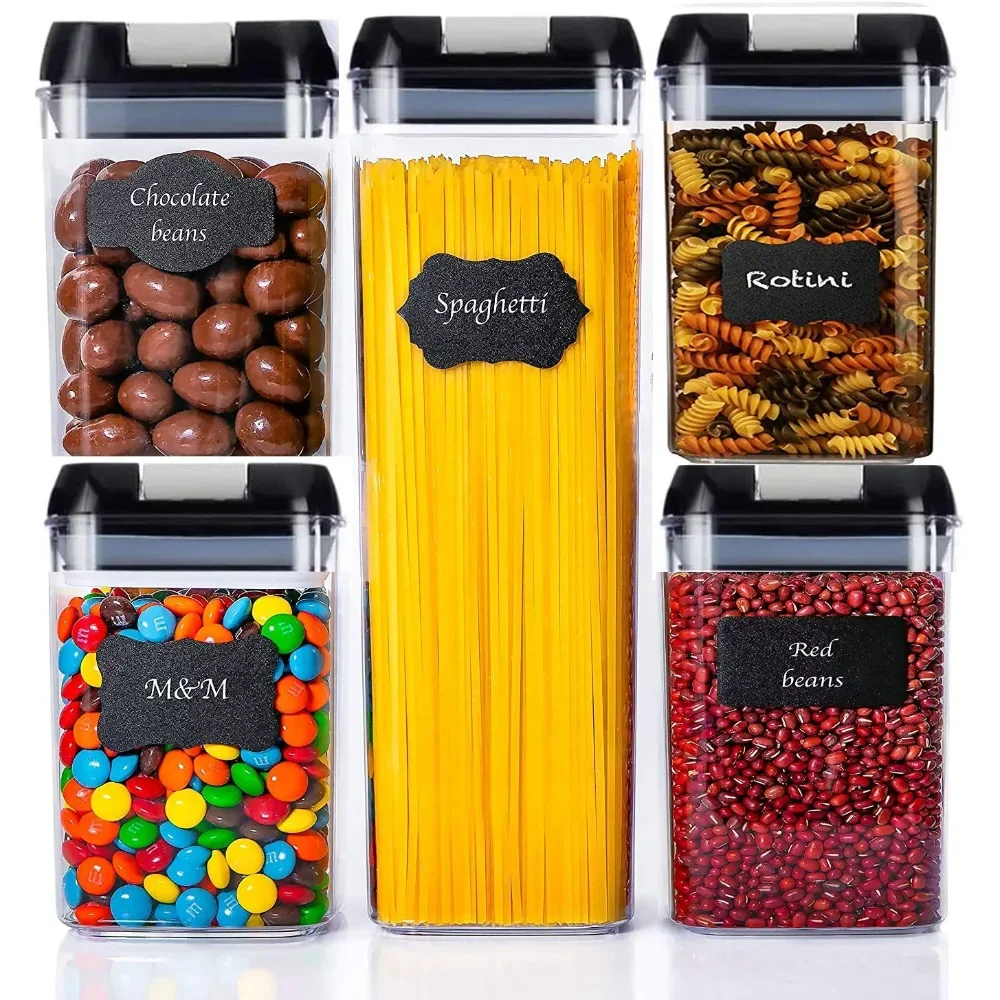 

Kitchen Food Storage Pantry Organization Containers - Set of 5