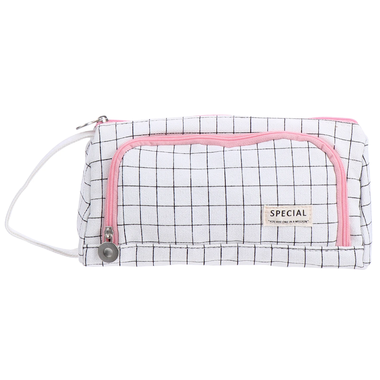

Handheld Large Capacity Pencil Case Student Bag Stationery Canvas Zipper Storage