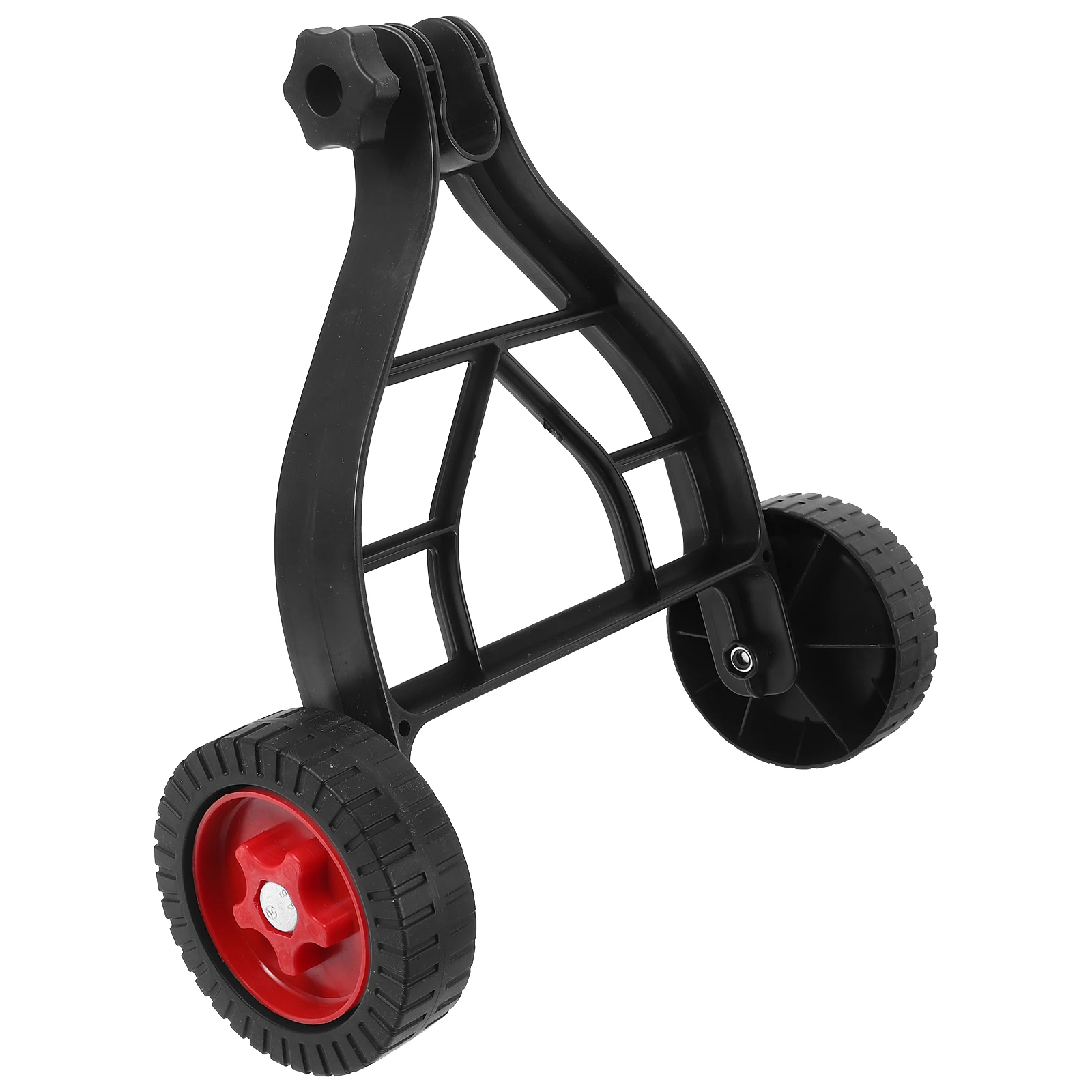 

1pcs Lawn Mower Support Wheel Durable Quiet Auxiliary Replacement for Garden Tools Trolley Hand Truck Rubber Caster Stable