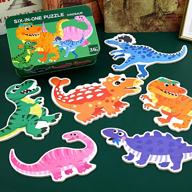 Children's early education puzzle educational toys puzzle baby animal traffic aprendizaje y educación cognitive toys for kids