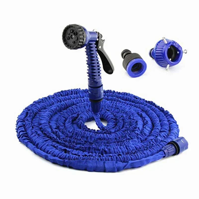 25FT-100FT Garden Hose Expandable Magic Flexible Water Hose EU Hose Plastic Hoses Pipe With Spray Gun To Watering Car Wash Spray