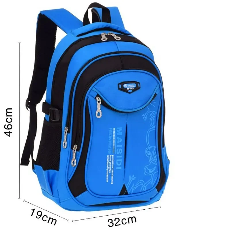 Mid School Student Boy Schoolbag Primary School Students Grade 1-6 Package Burden Relief Spine Protection Spine Guard Backpack