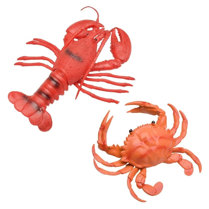 1PC Halloween Decoration Realistic Lobster Novelty Props Squeeze Trick Toy