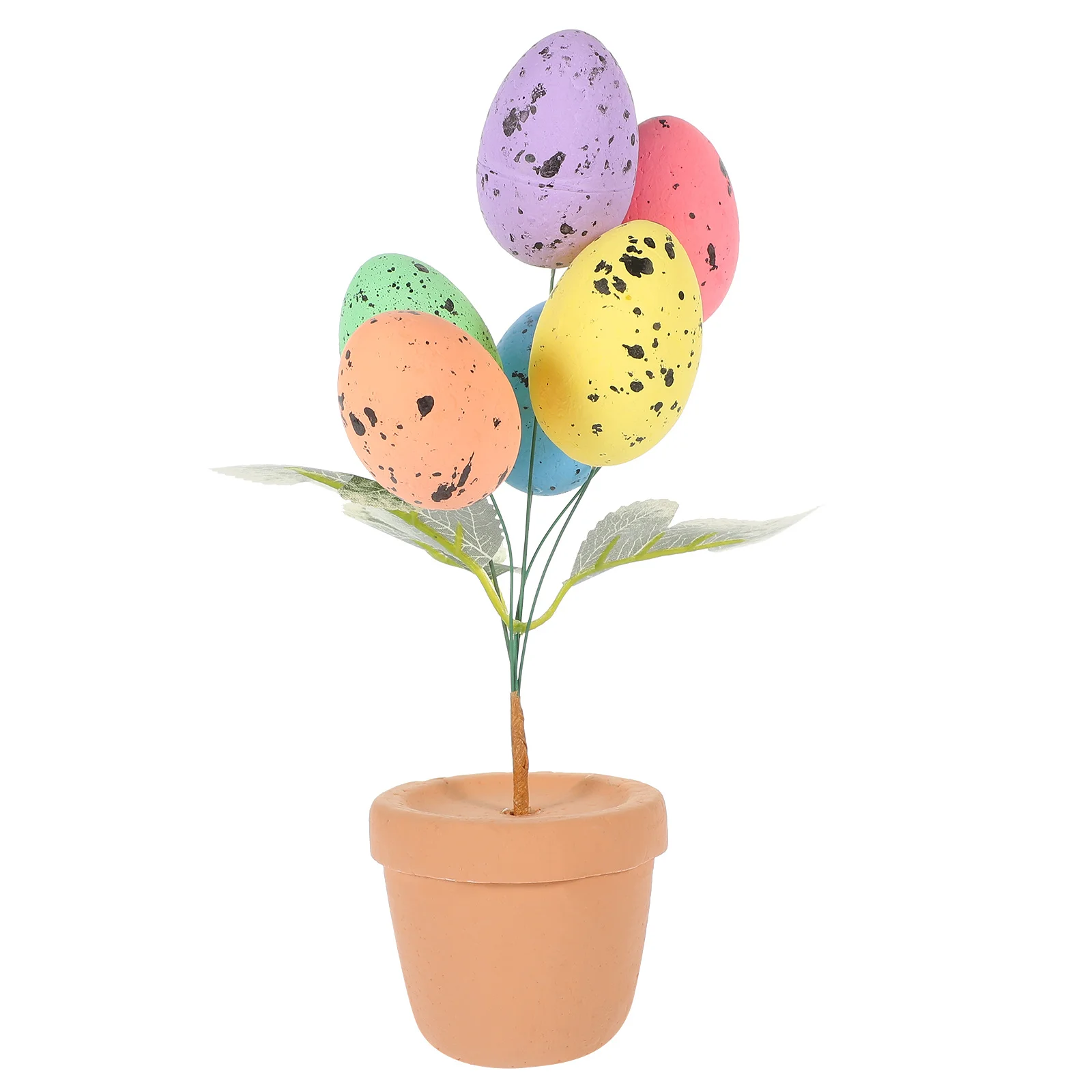 

Easter Tabletop Centerpiece Simulation Egg Bonsai Lovely Cute Easter Egg Ornament Party Supplies Home Decor Party Decoration