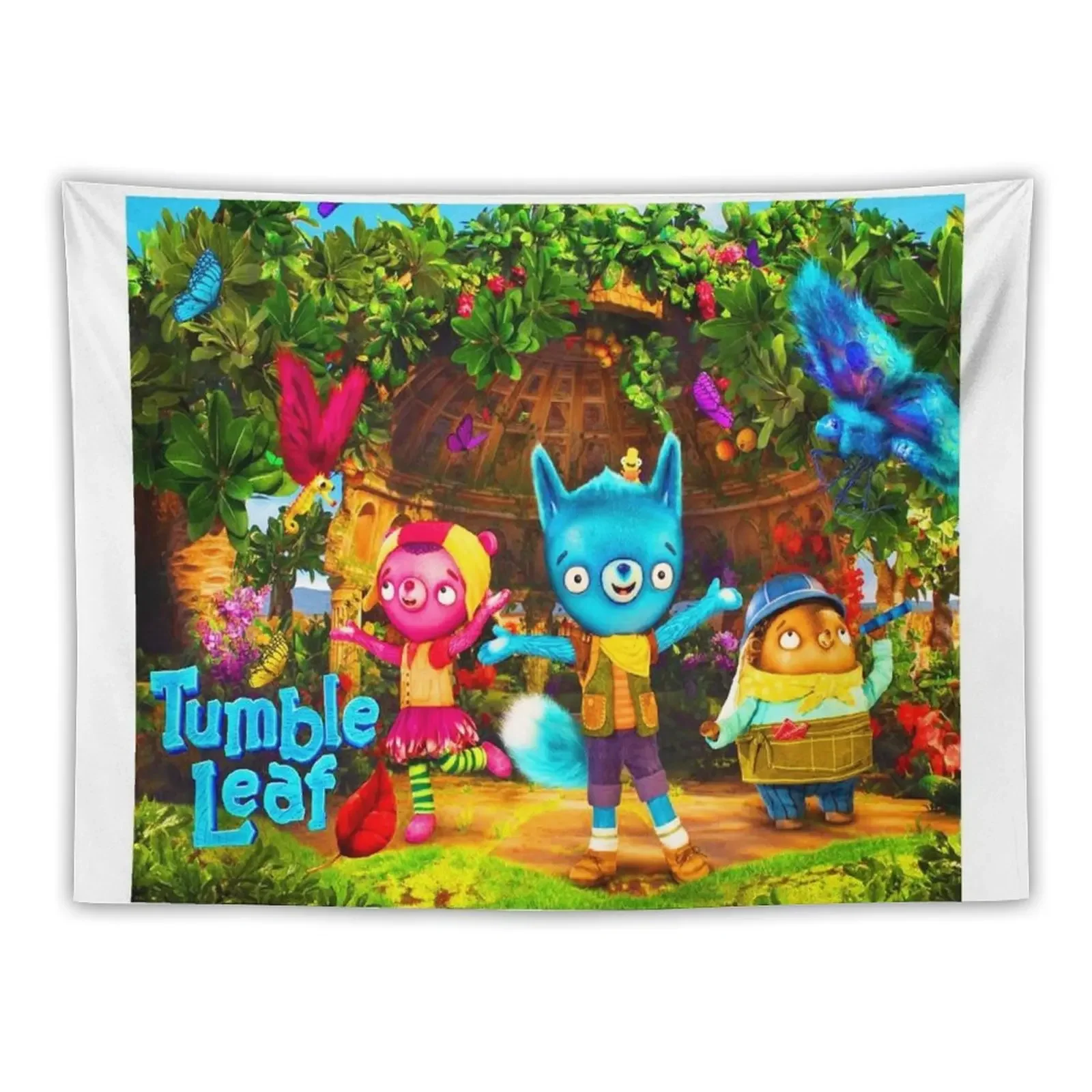 Tumble Leaf characters tumble leaf season 5 stuffed animal birthday Tapestry Wall Decoration Items House Decor Tapestry