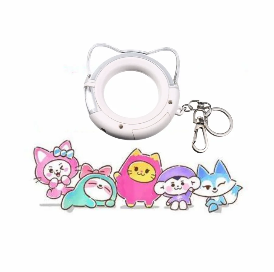 

Kpop ITZY MINI Lightstick Keyrings Acrylic Cartoon Keychains YEJI Lia RYUJIN CHAERYEONG YUNA Birthday Gifts Fans Collection