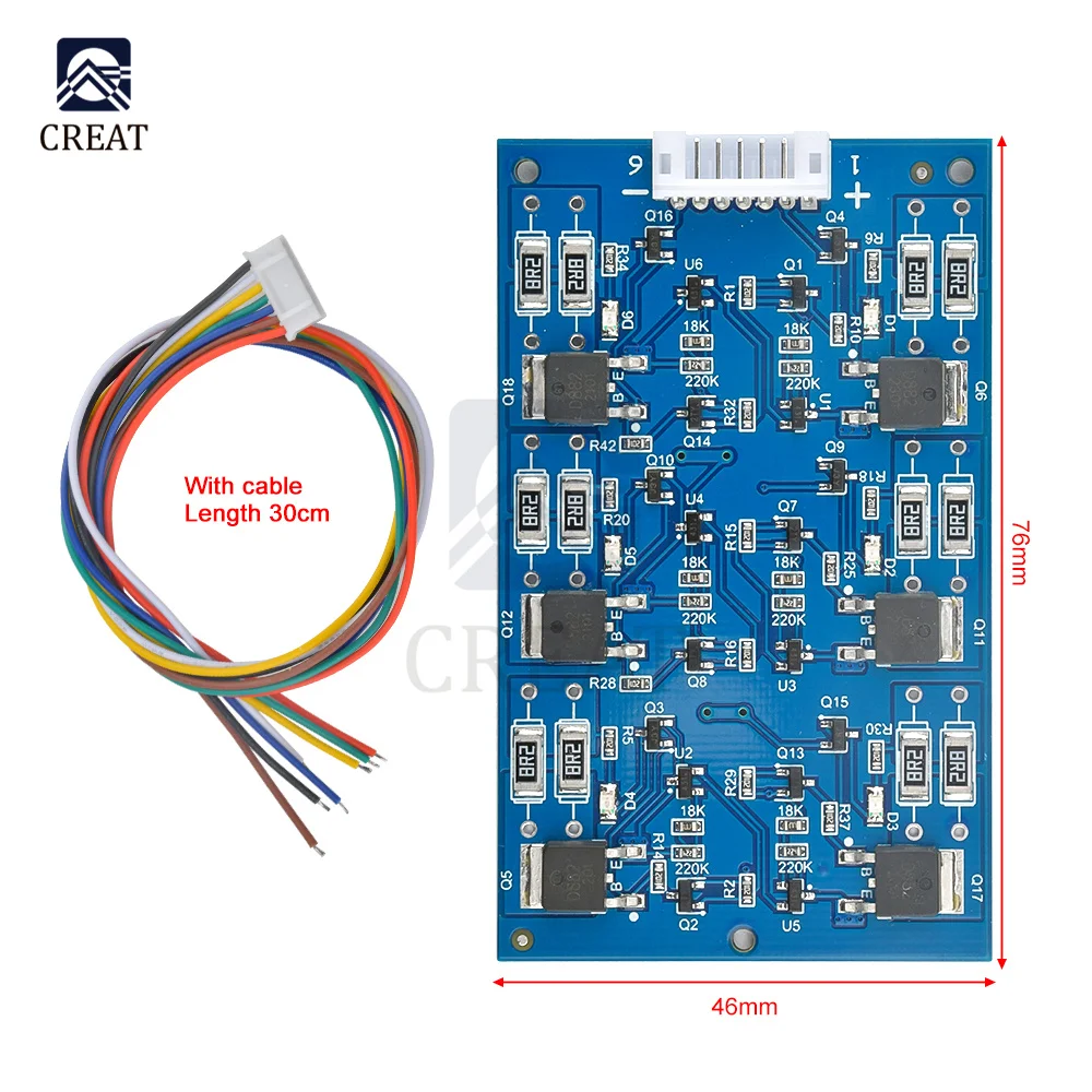 Fara Capacitor Protection Board Balance Plate Equalization Circuit 2.7/16V Lithium Titanate Battery Balance Board