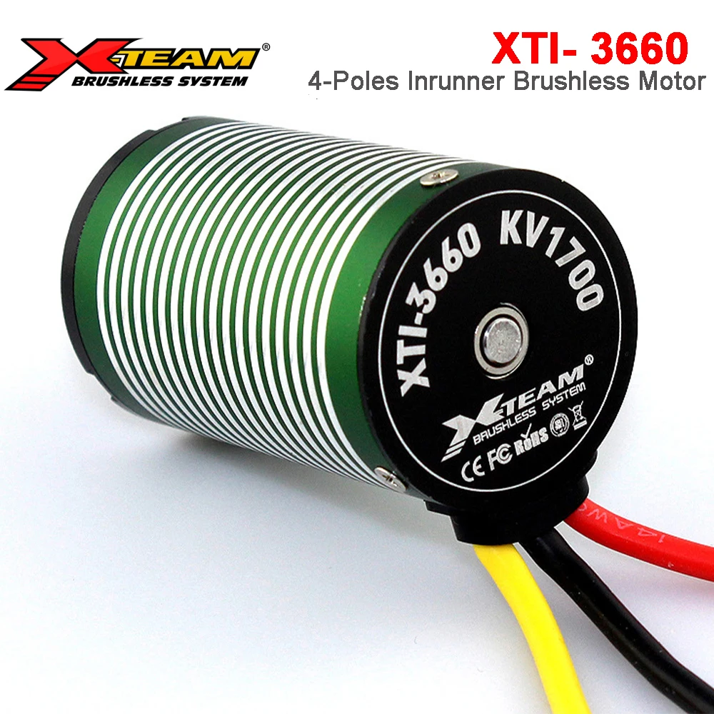 X-TEAM 3660 serie 1900KV 2100KV 2400KV 2700KV motore Brushless per 1/8 Buggy Monster Car 500-650mm RC Boat 80mm EDF