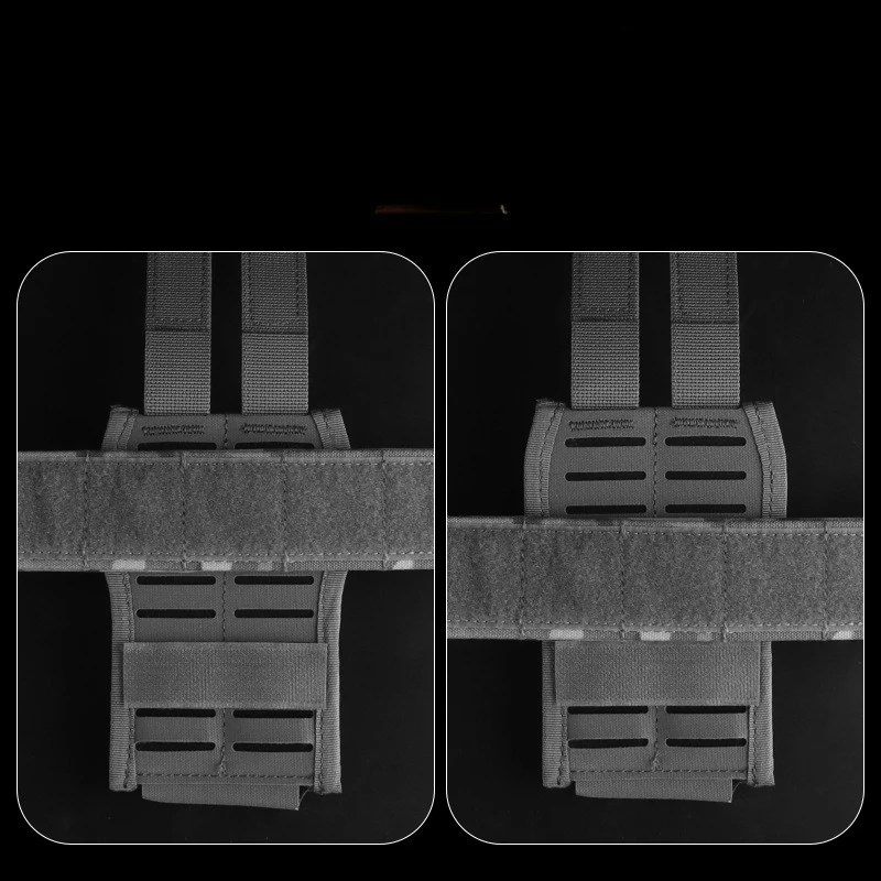 Tactical 5.56 Magazine Pouch Molle Quick Release Single Hunting Combat Airsoft Mag Holder Adjustable K Type 5.56 AR Mag Pouch