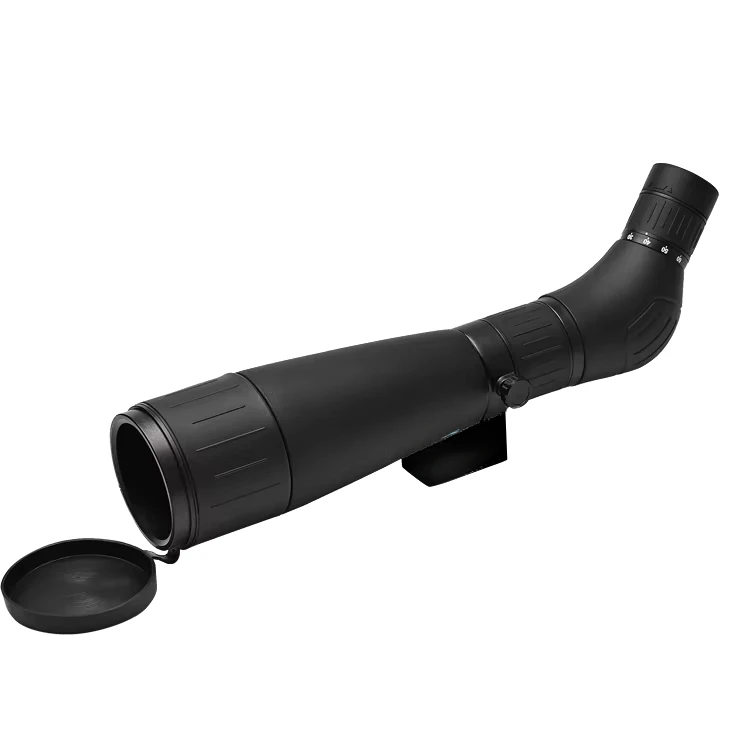 2 Pcs 20-60x60 Scope Spotting BAK4 Angled Telescope Waterproof Monocular   with Tripod and Carrying Bag