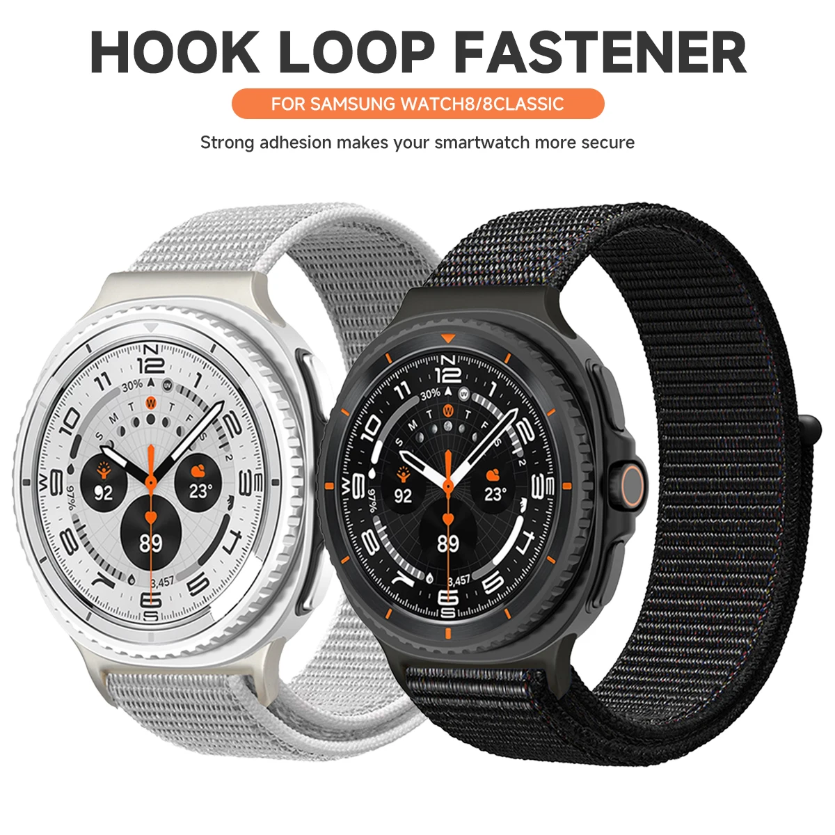 Nylon Sports Strap For Samsung Galaxy Watch 8 Classic 46mm Smartwatch Accessories Wristband Bracelet Galaxy Watch 8 40/44mm Band image 3