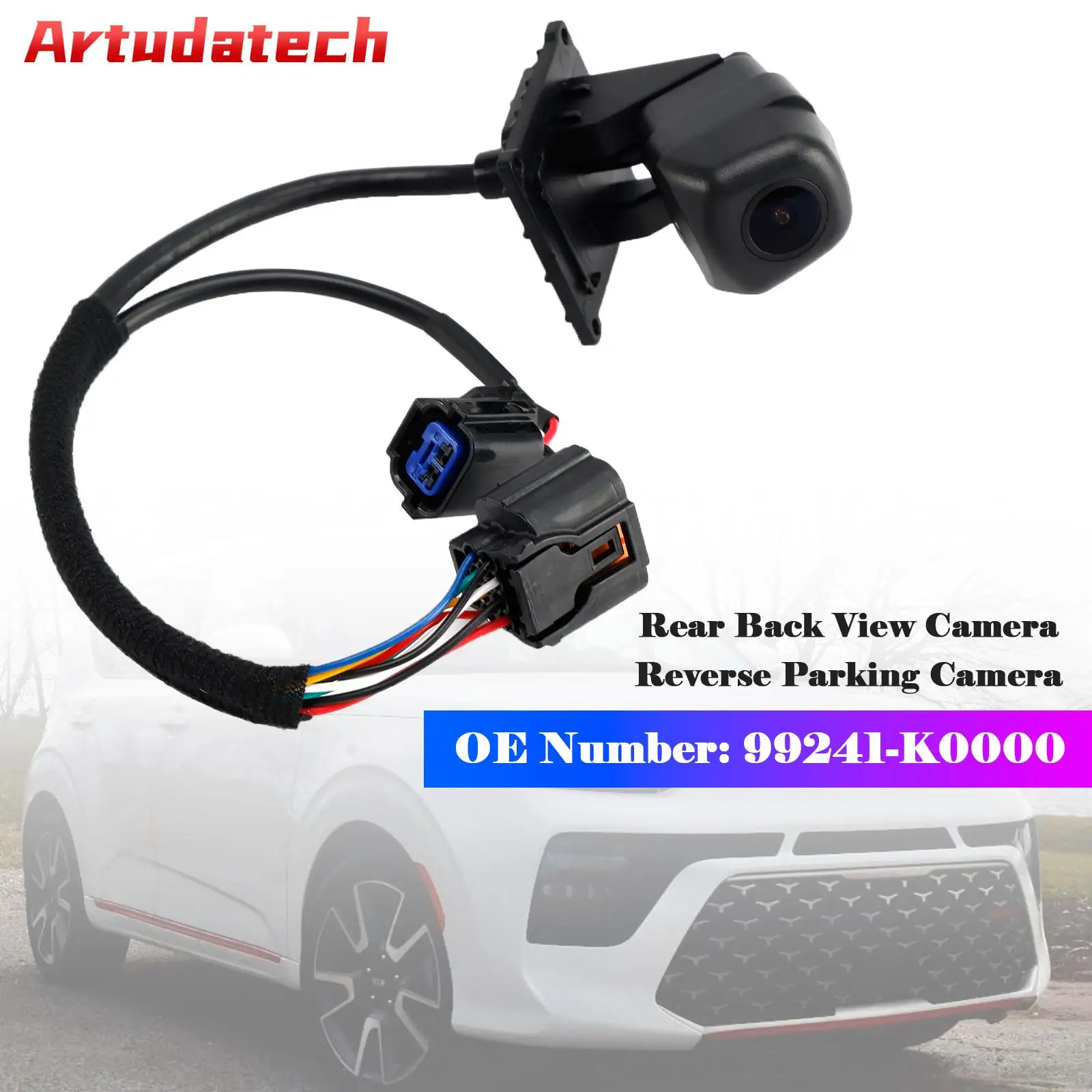 

Камера заднего вида Artudatech, камера заднего вида для парковки 99241-K0000 для Kia Soul 2020-2022 2021, автомобильные аксессуары