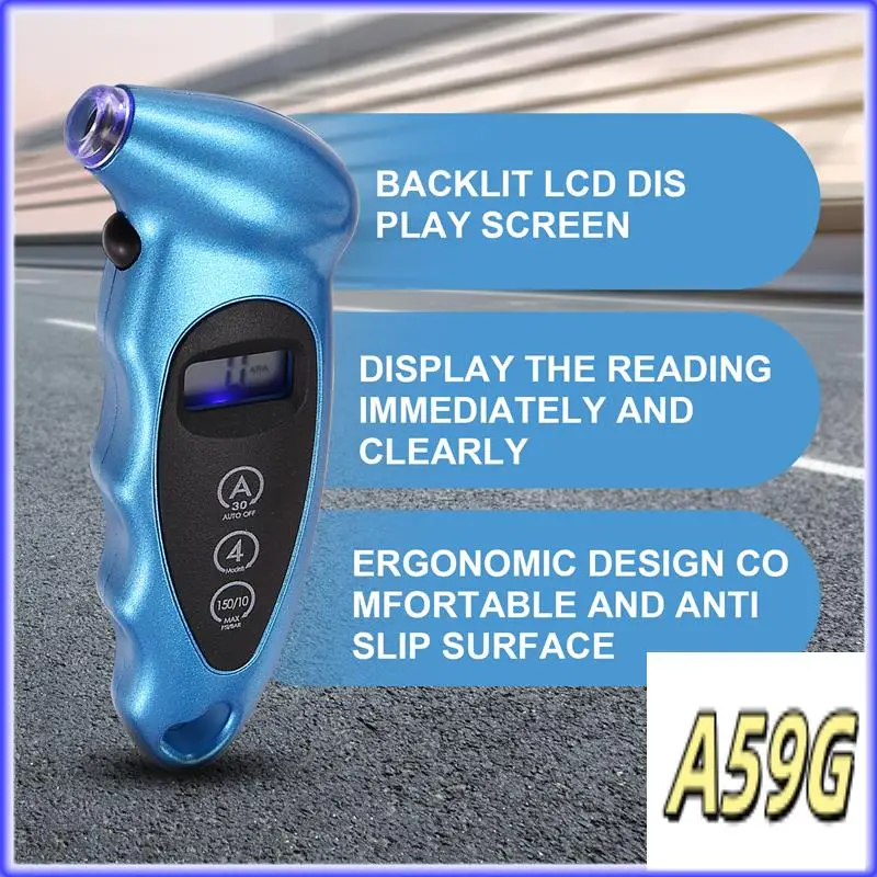 

G9-New Tire Air Pressure Gauge Digital Car Bike Truck Auto LCD Meter Tester Tyre Gauge