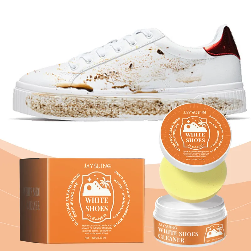 

MultiFunctional Shoe Cleaner Paste Portable Effective For SneakersCanvasWhite ShoesStain Removing No Scratching