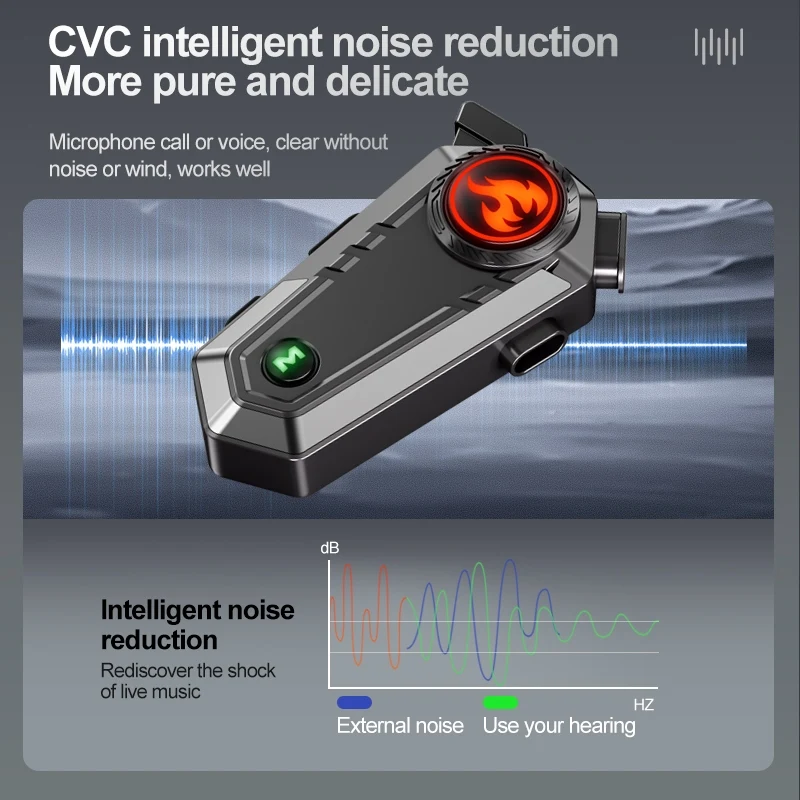 C9 خوذة دراجة نارية بلوتوث الاتصال الداخلي للتجول دراجة نارية |   سماعات رأس لراكبي الدراجات في الوقت الحقيقي بطول 500 متر