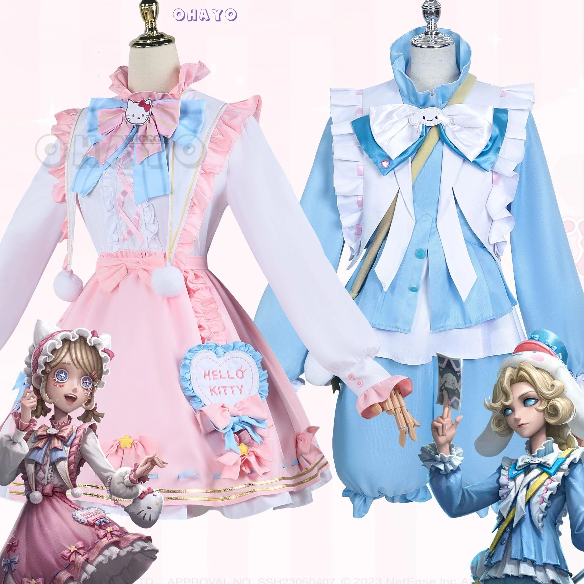 

Game Identity V Lisa Beck Emma Woods Joseph Anime Cosplay Costume Gardener Clothes Free Gift Bustle Cosplay Lolita Style Woman