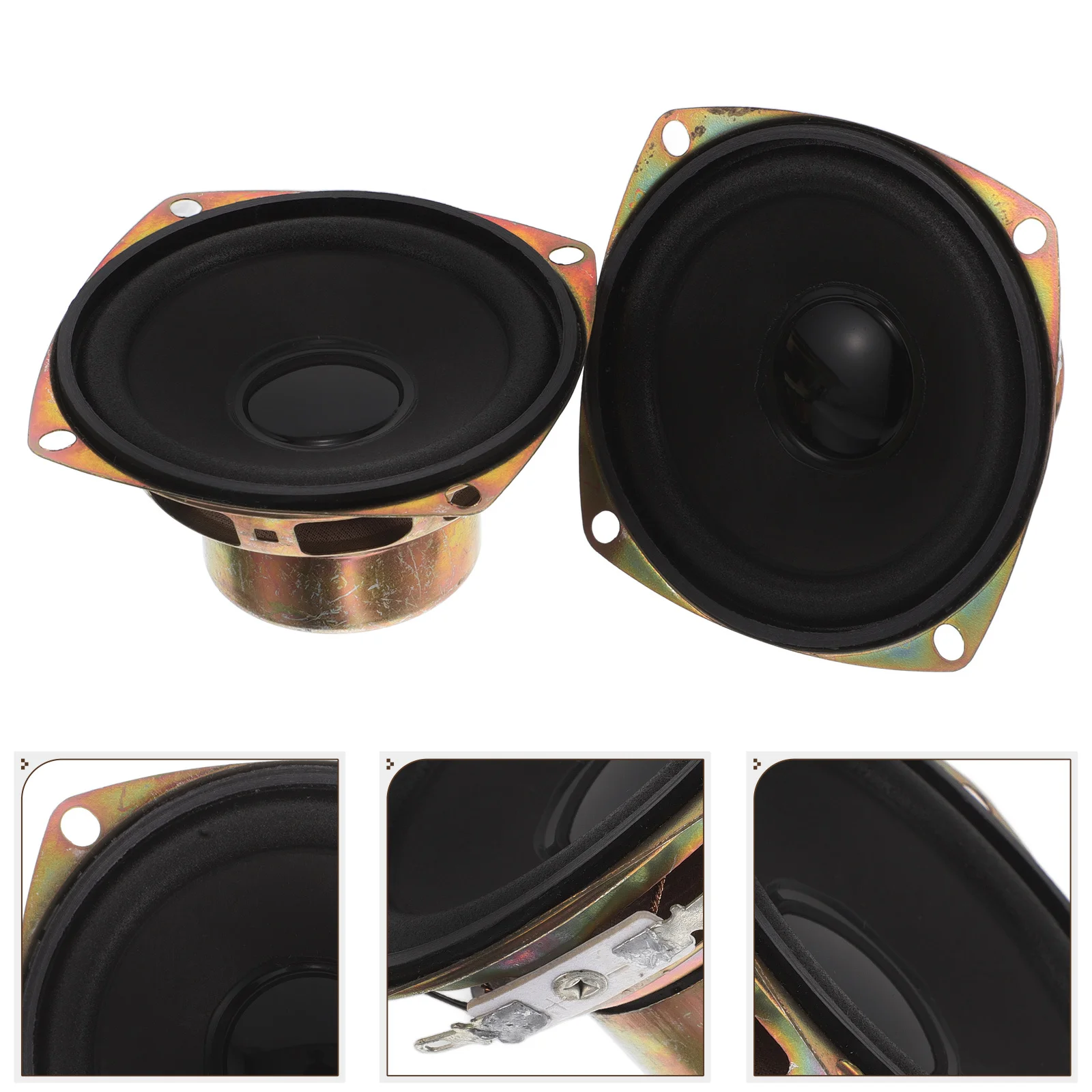 

2 Pcs Crane Machine Speaker Receiver for Speakers Electronic Component Aux Cord