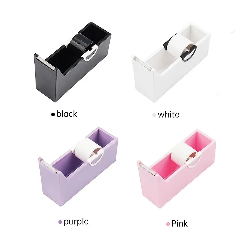 Eyelash Extension Tape Holder Base Adhesive Tape Cutter Dispenser Grafting Lash Plastic Rotating Tape Cutting Makeup Tools