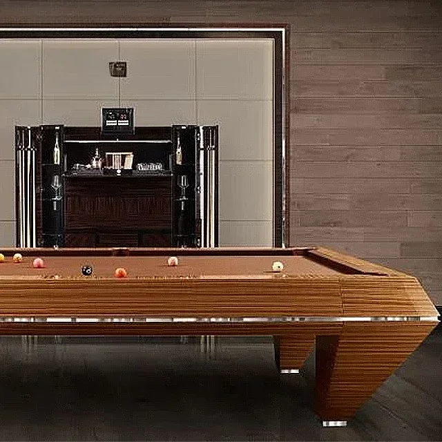Italian solid wood pool tab le designer intern ational standar d ente rtainment indoo r