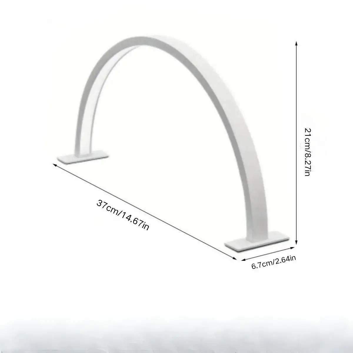 The 1pc crescent shaped nail lamp has adjustable brightness and color temperature, suitable for extending nails, eyelashes, and image 6