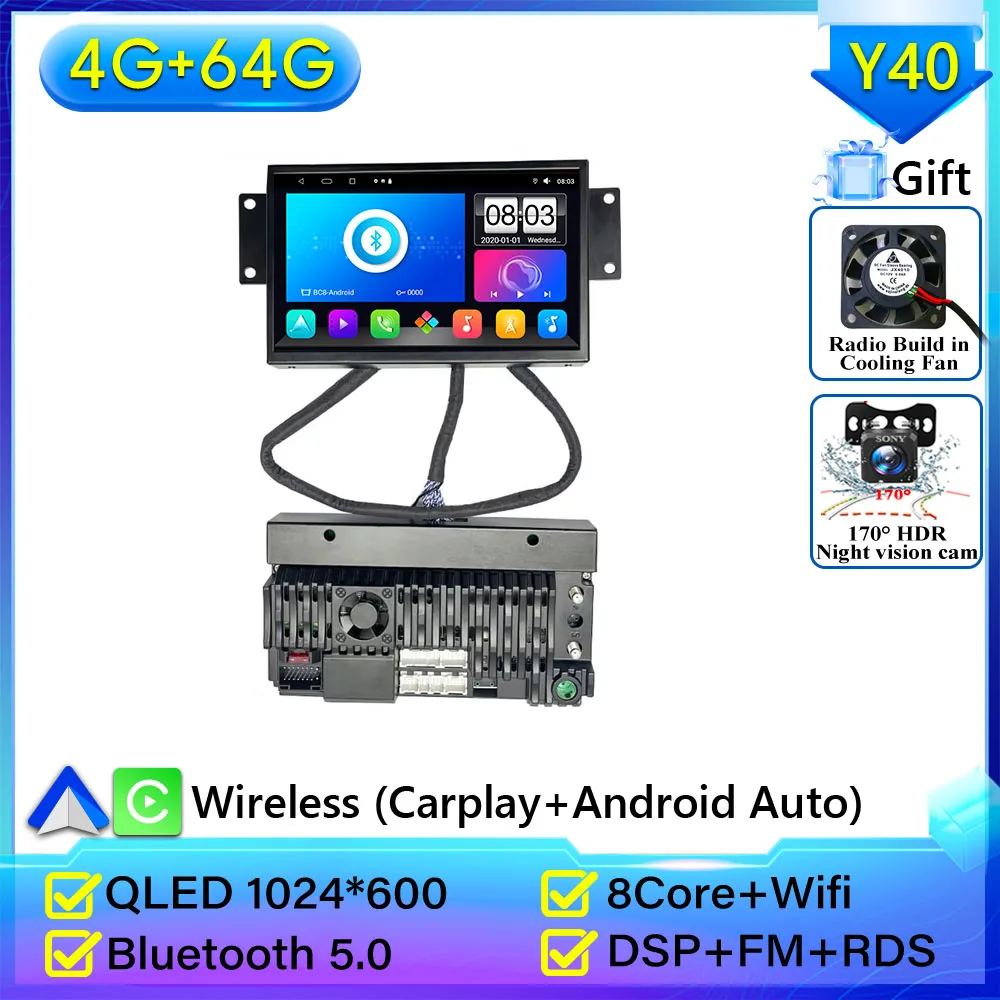Voor Citroen DS3 C3 Autoradio Navigatie GPS Android Auto Stereo Multimedia Speler Scherm Video Carplay Video Geen 2din DVD