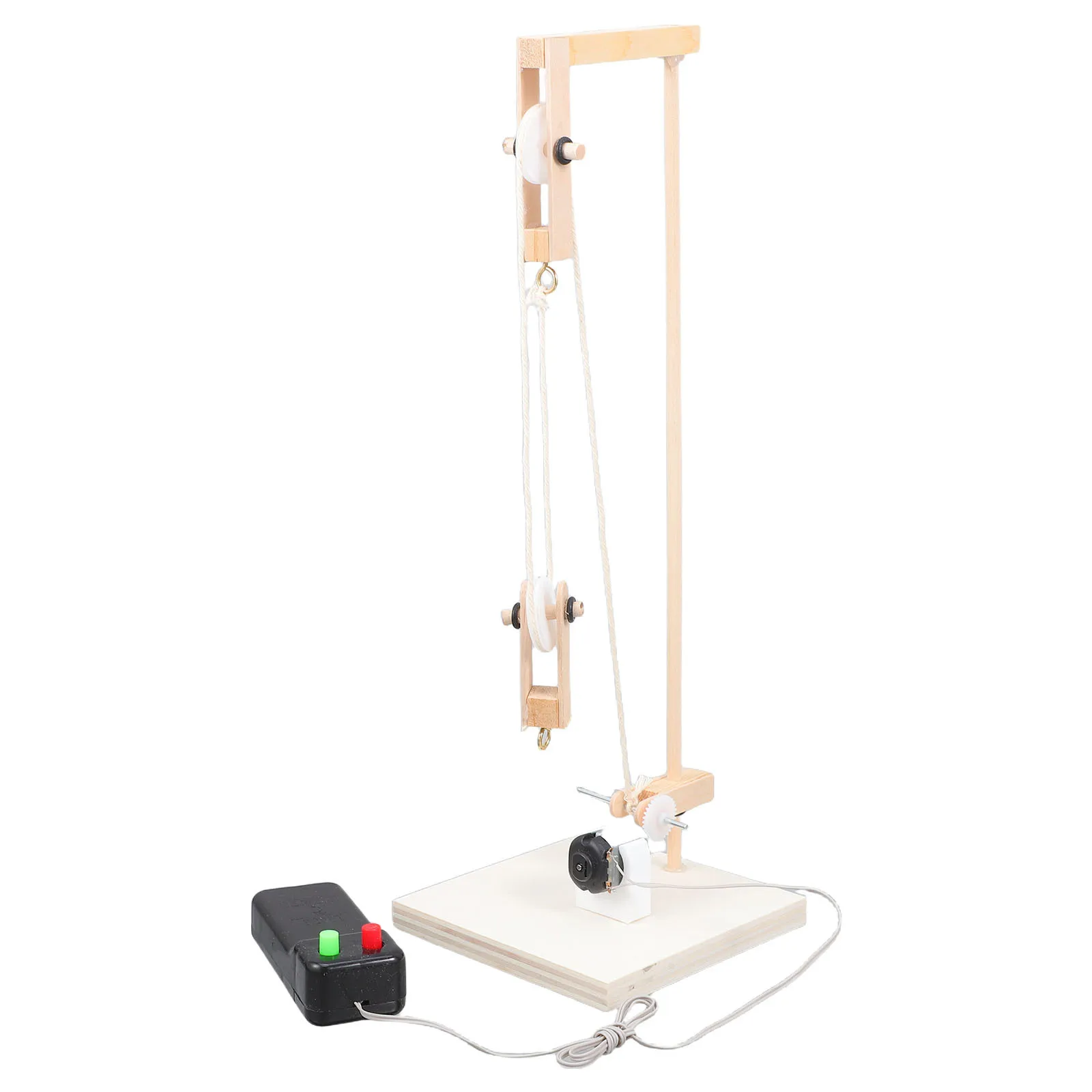 

Homemade Pulley Set Physics Experiment Block Mechanical Pulleys Small Kits Science Learning Toy Tool Education