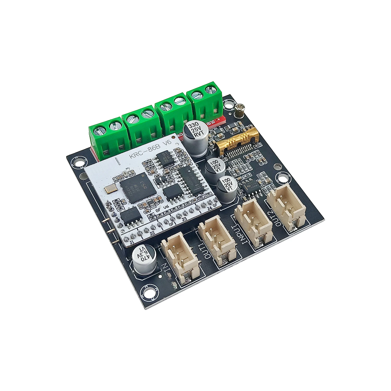 GHXAMP Bluetooth Digital Amplifier Board 2.1 Channel 15W * 2+30W Lossless HIFI Audio DIY AUX Active Subwoofer Aluminum substrate