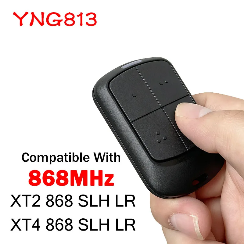 XT2 868 SLH LR XT4 868 SLH LR 7870701 Garage Remote Control Keychain Garage Gate Commands Garage Door Opener 868MHz Rolling Code