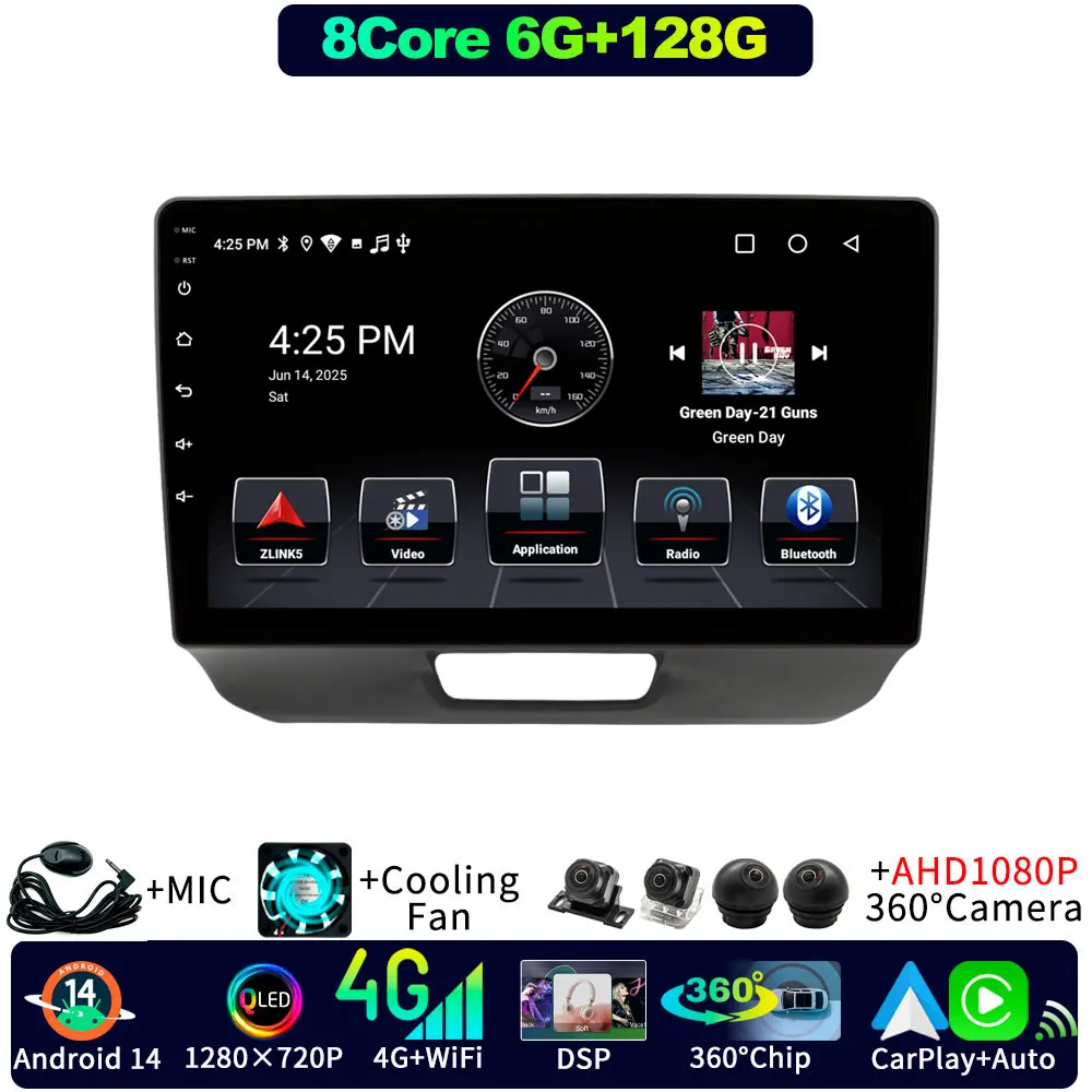 9“Android 14 For Honda N-Box JF1 JF2 2011-2017 AHD1080P BT 5.0 Car