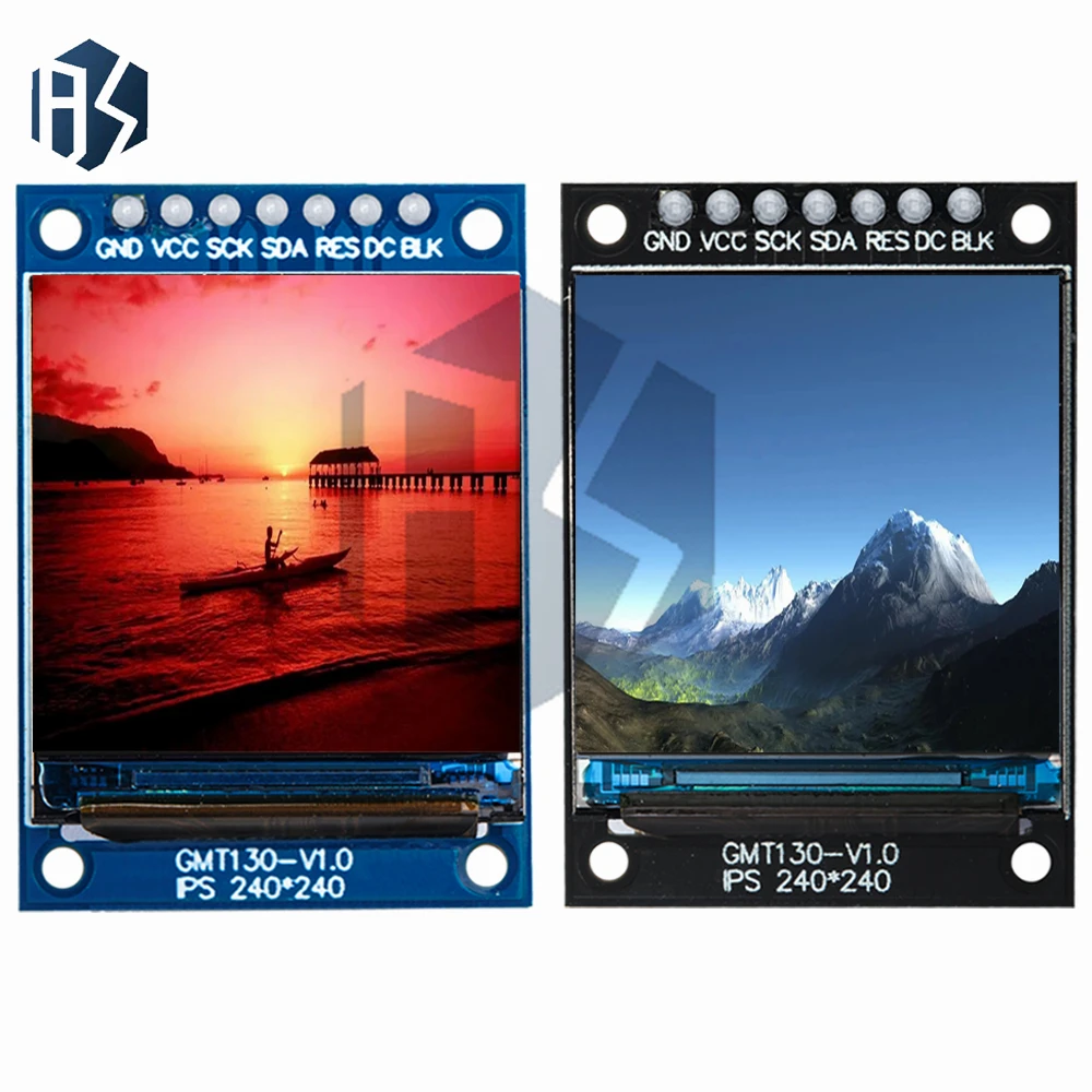 Display tft 0.96/1.3 polegadas ips 7p spi hd 65k módulo lcd colorido st7735 drive ic 80*160 (não oled) para arduino