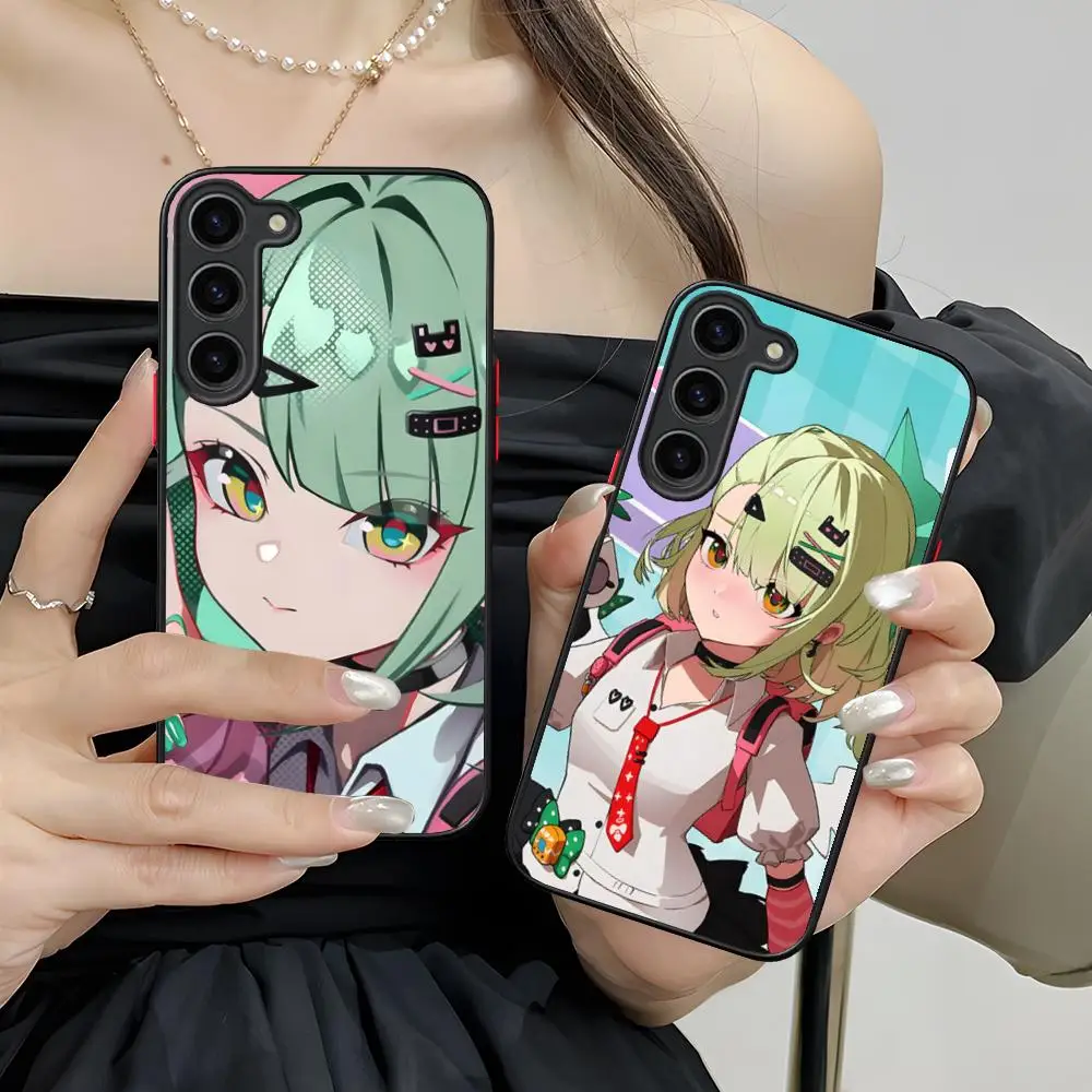 Zenless Zone Zero Sunna Silicone Mobile Phone Case for Samsung Galaxy S26 S25 S24 S23 S22 S21 Plus FE Ultra Colorful Cover