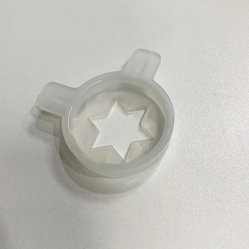 Soft Ice Cream Machine Hexagonal Magic Cap Parts, Plastic Nozzle Cap, Ice Cream Machine Replacement Spare Parts, Molding Cap