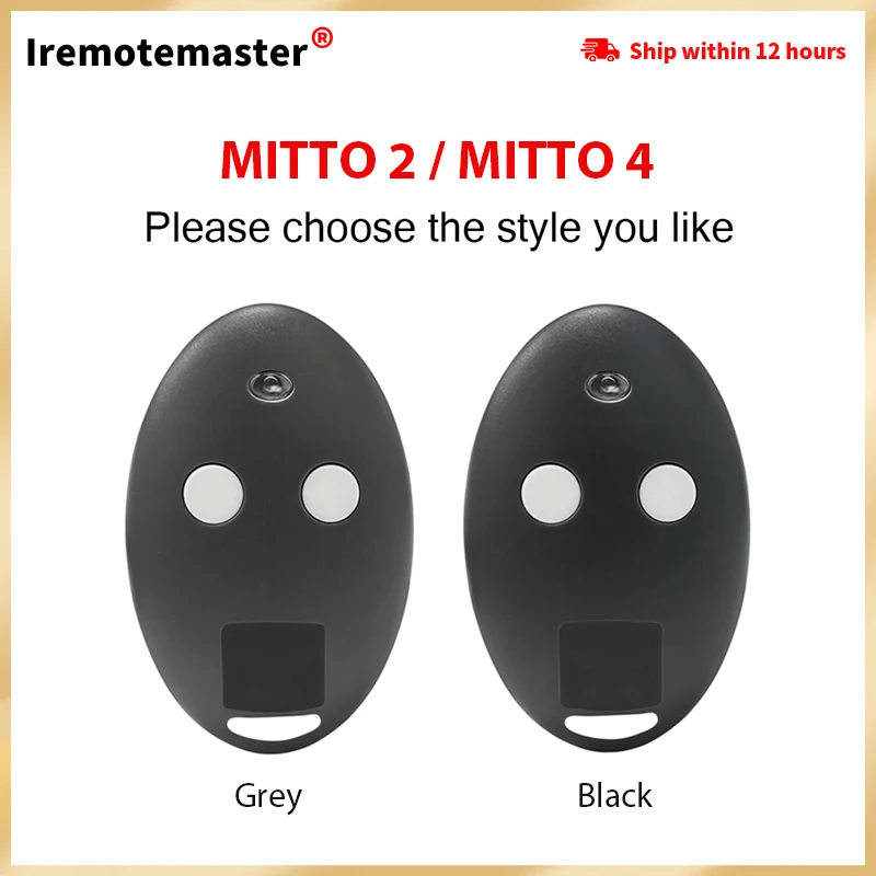 

For MITTO 2 4 B RCB 02 04 RCB02 RCB04 MITTO2A MITTO4A TRC1 TRC2 TRC3 Garage Door Remote Control 433.92MHz Rolling Code