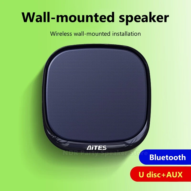 

Store-specific Wall-mounted USB Flash Drive for Audio Home Background Music Indoor Wireless Bluetooth Ultra-thin Speakers
