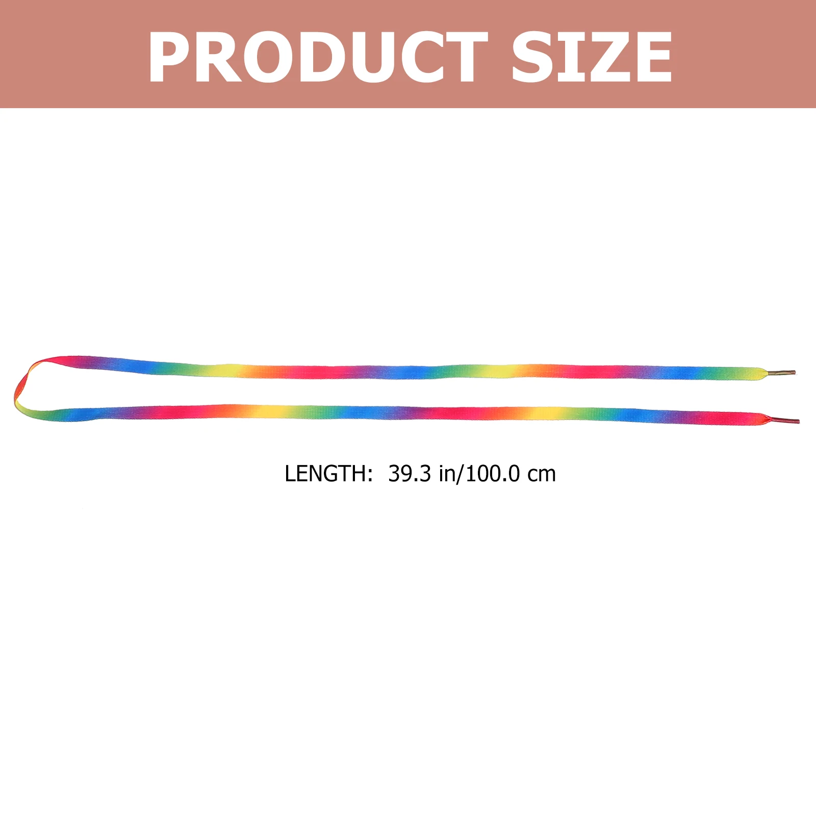 

6 Pairs Shoelaces for Sneakers Elastic Child Laces Colored Thick Polyester Shoelaces Blend Durable DIY