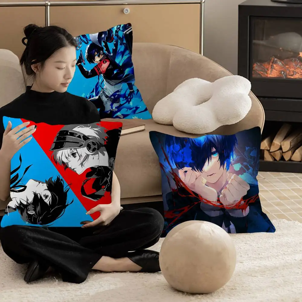 Game P-Persona 3 Personalized Pillow Cover Kids Bedroom Wild Party Decor Pillowcase kid Birthday shower Gift