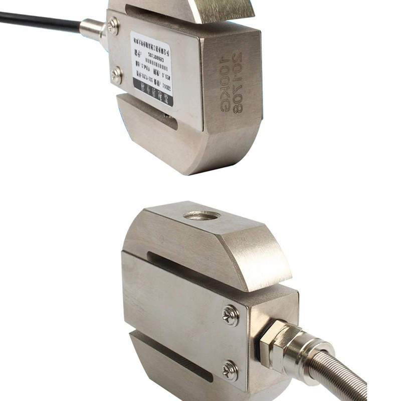 

High-pre S-type pull pressure sensor force measurement weight gravity load cell pull force 100kg