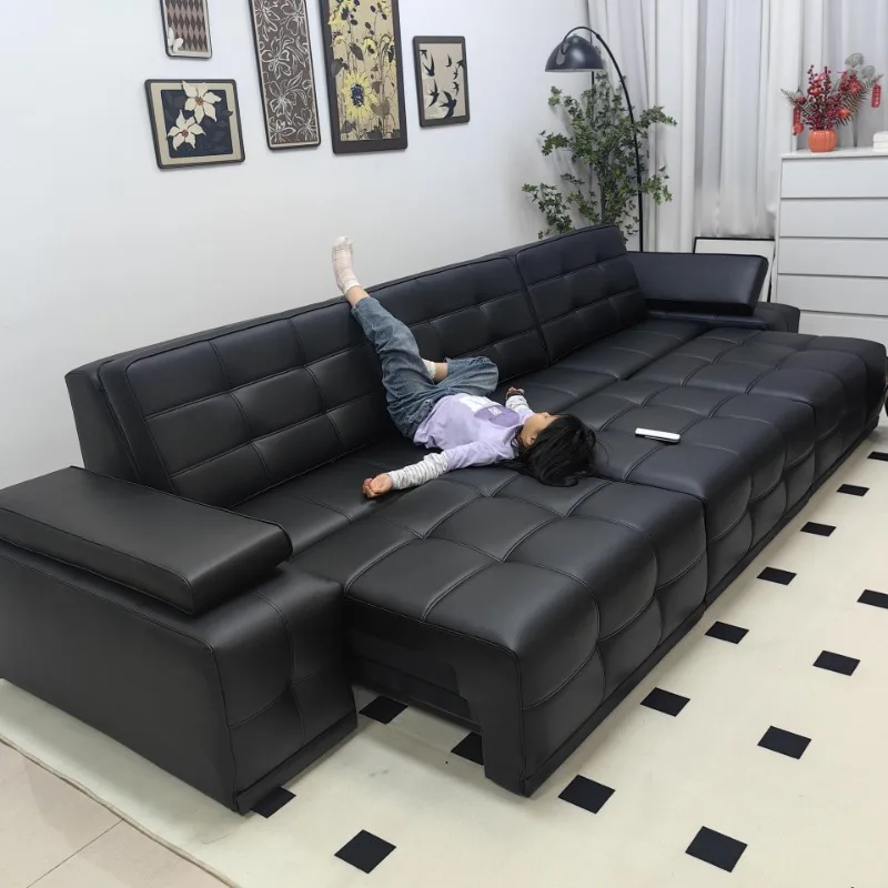 Italiaanse leren bank