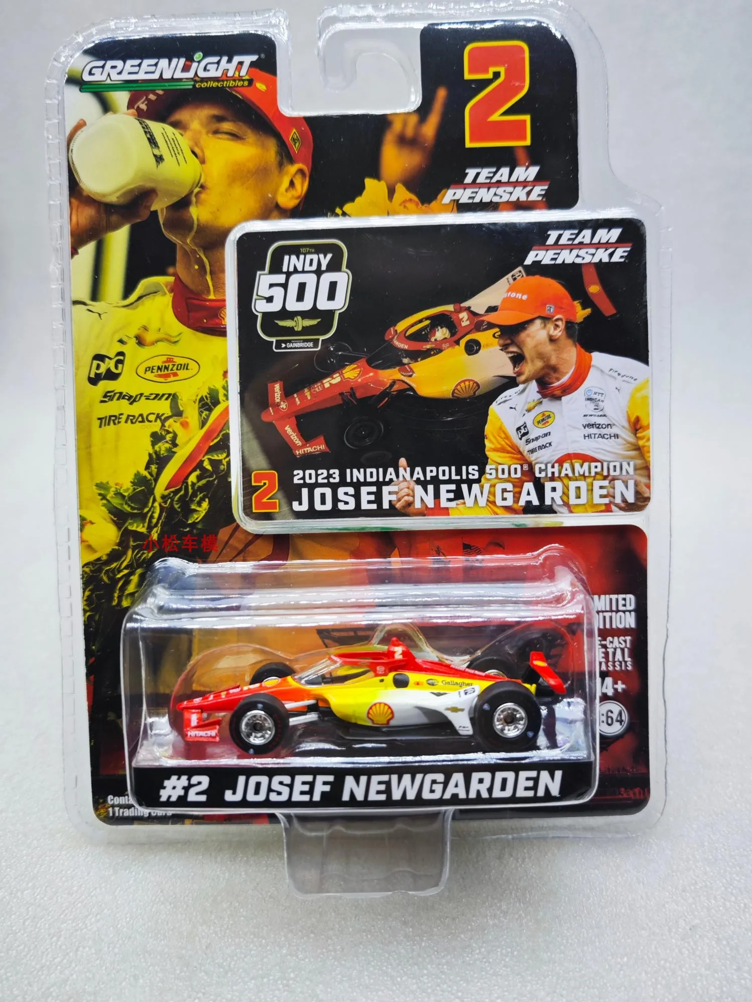 

GREENLIGHT 1:64 #2 Josef Newgarden Collection die cast alloy car model decoration gift