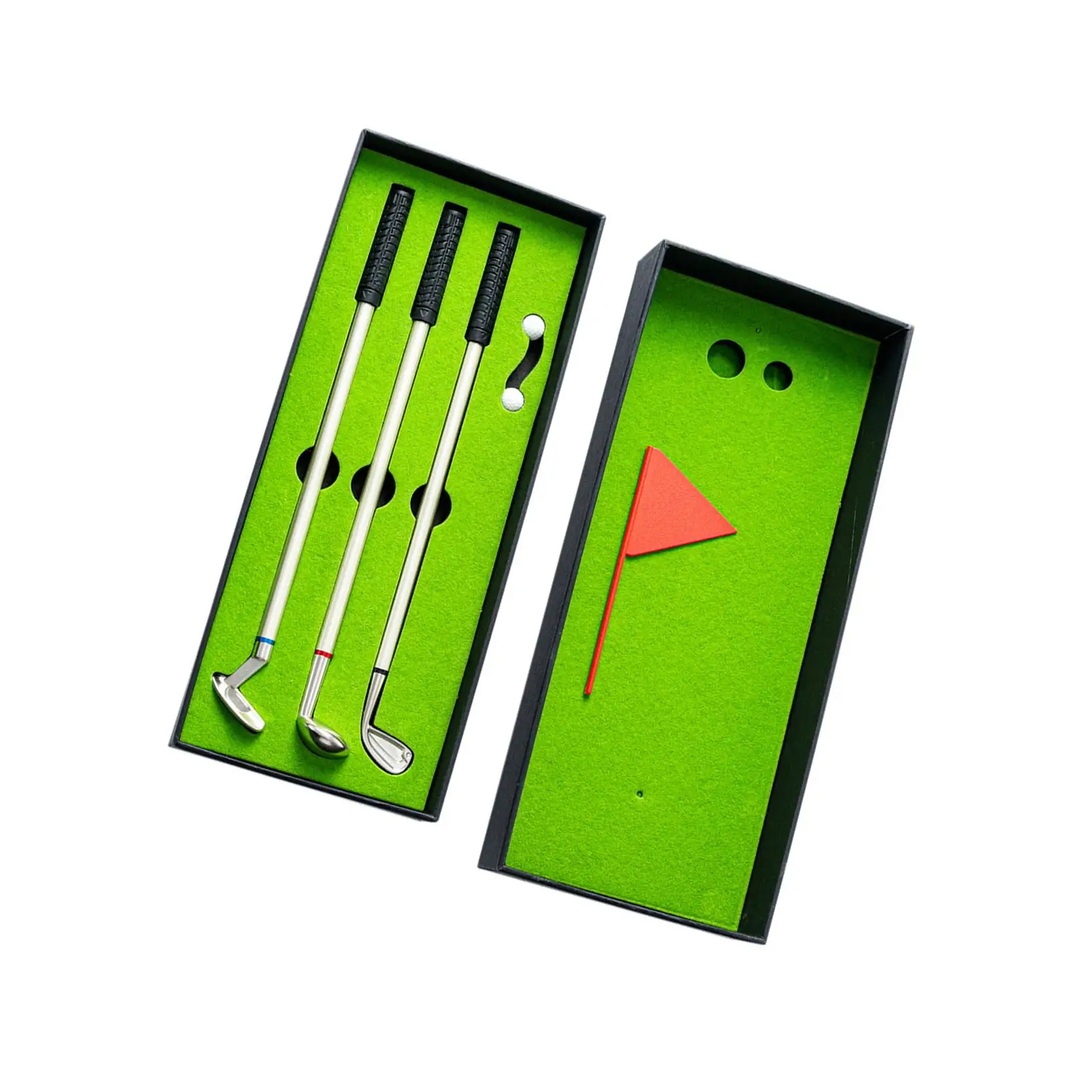 Golf Pen Set Office Desk Toys Ballpoint Pen Novelty Stationery for Men Women