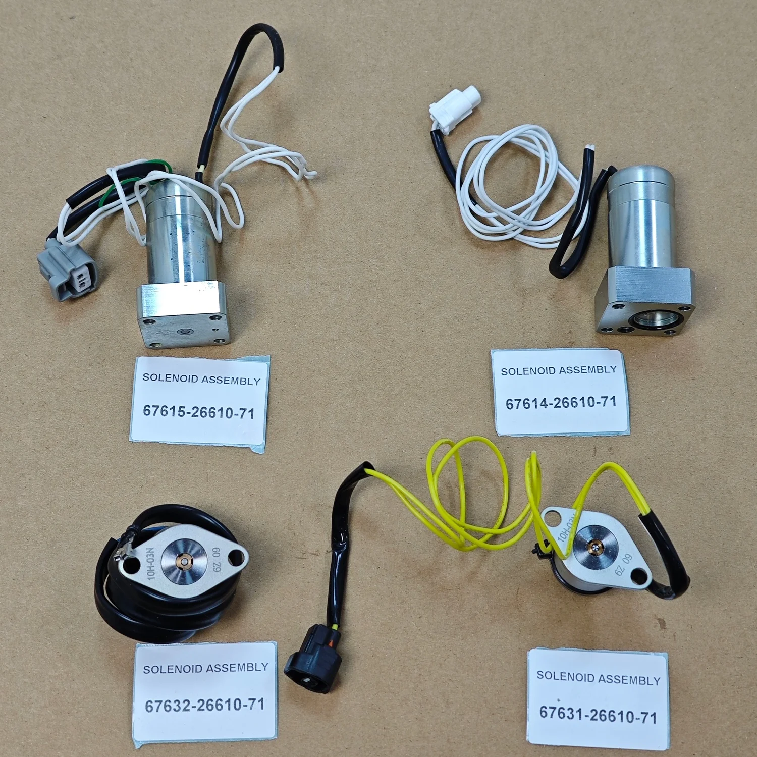 Forklift Parts Oil Control Valve Solenoid Valve Assy 67631-26610-71 67632-26610-71 67614-26610-71 67615-26610-71 for 8FD