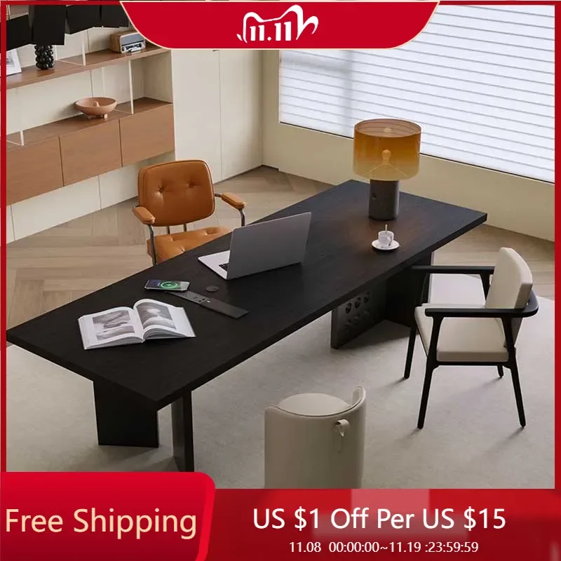 

Modern Black Office Desk Home Large Bedroom Laptop Computer Office Desk Corner Executive Writing Table De Bureau Furniture