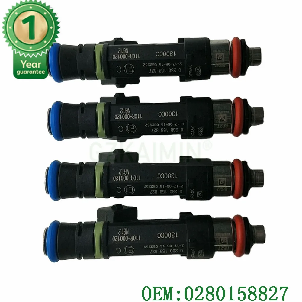 

4 PCS High Quality NEW For Fiat IVECO OPEL VAUXHALL VW Car Engine Nozzle Fuel Injector Petrol Gas Injection Valve OEM 0280158827