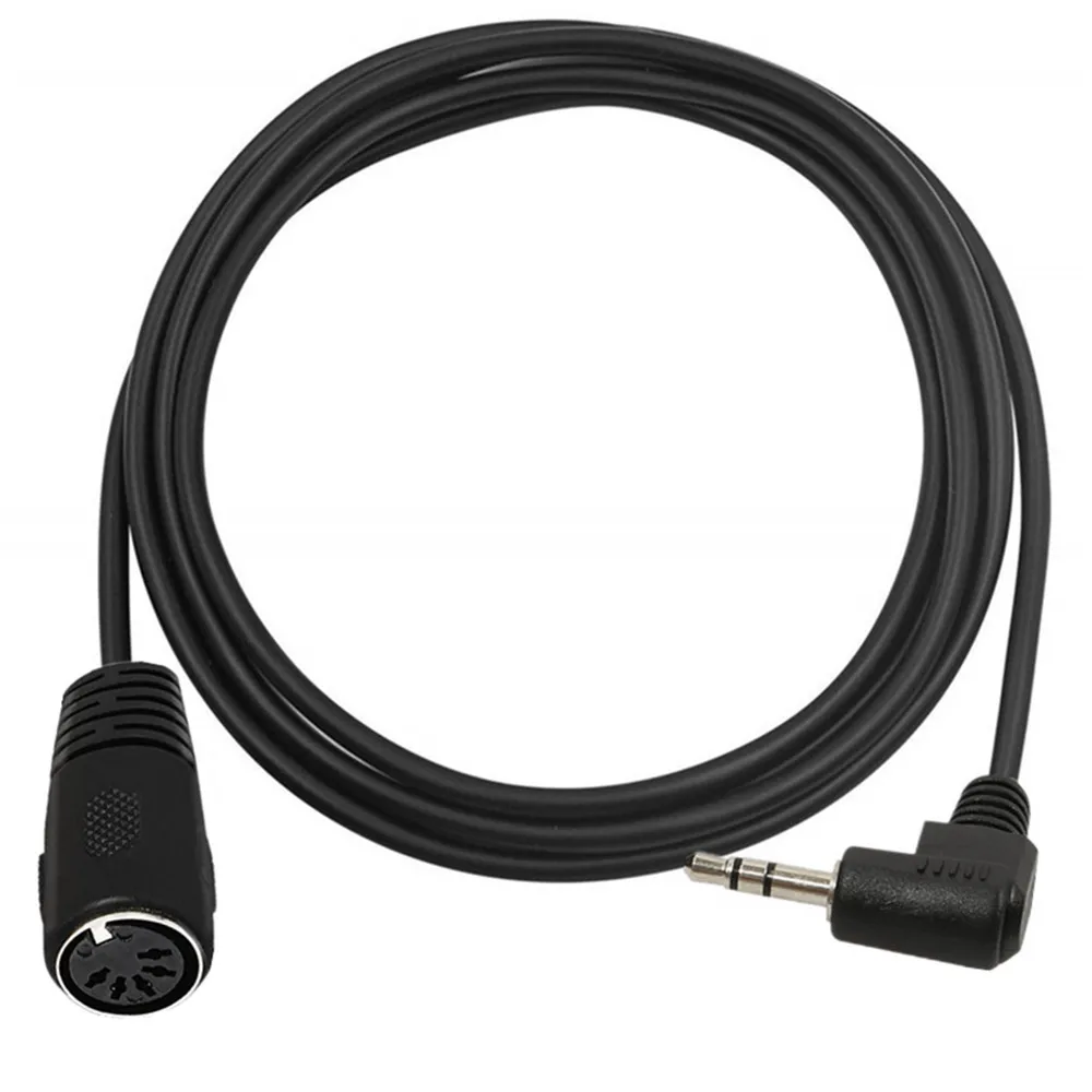 Łokieć 5-pin Din MIDI męski do 3.5mm męski 5Pin Din żeński do 3.5mm wtyk męski złącze Stereo kabel Adapter Audio 50cm 150cm 300cm