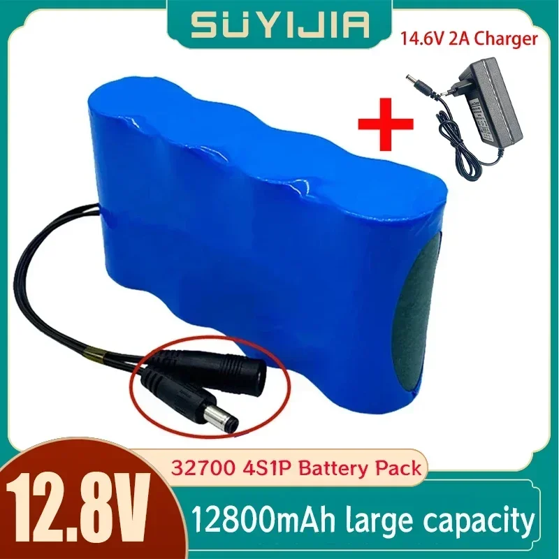 New 32700 12.8V 4 s1p LiFePO4 lithium iron phosphate battery 40A marine electric scale BMS 12V uninterruptible power supply